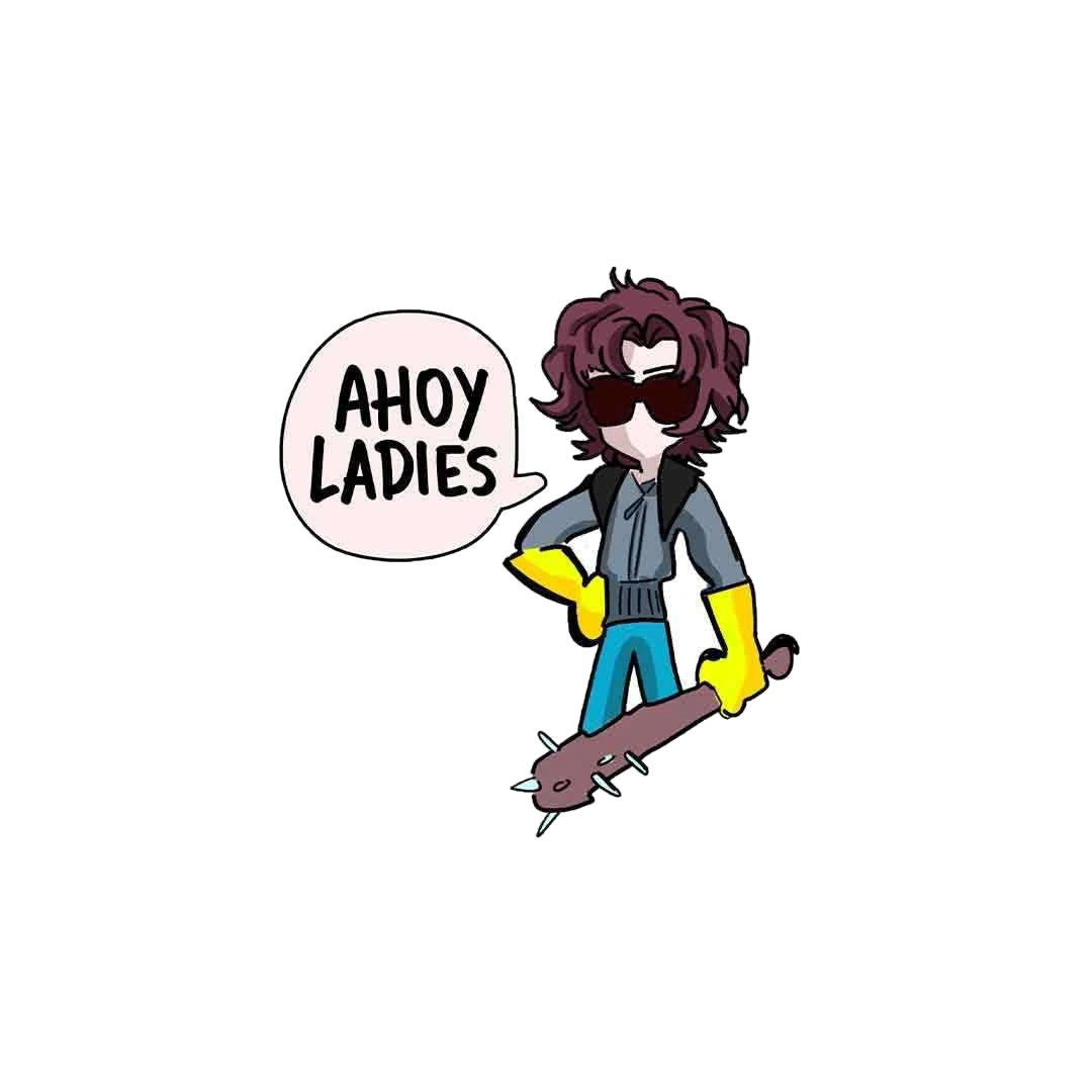 Ahoy Ladies Sticker